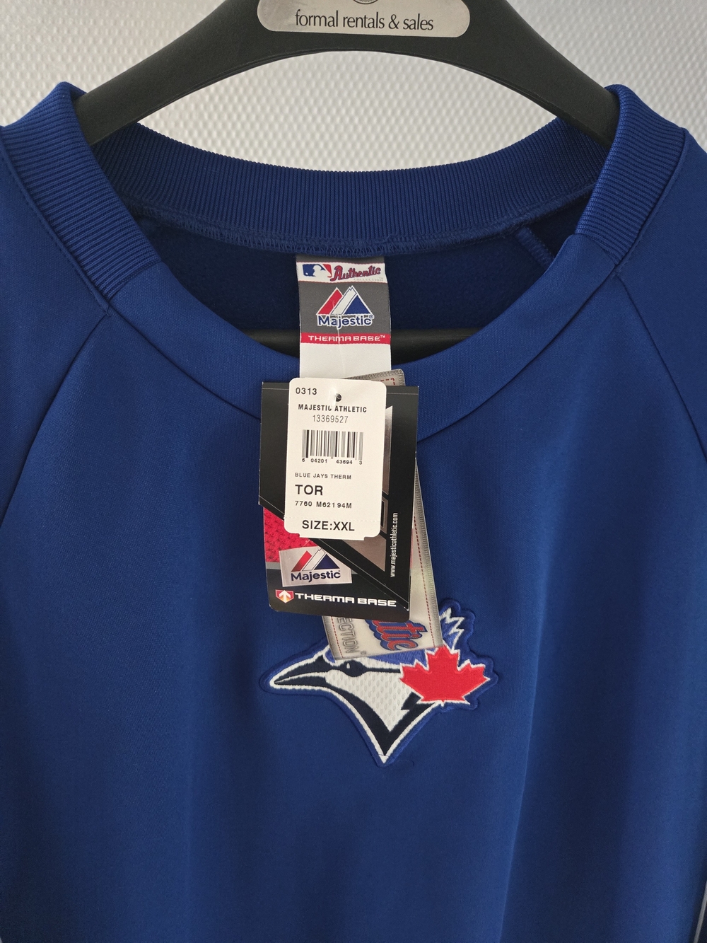 Toronto Blue Jays Majestic Navy Pullover Sweatshirt - Picture 8 of 16